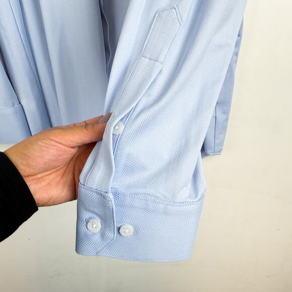 Mizzen+Main Spinnaker Blue Label Trim Fit Button Up Shirt - 2XL XXL - Picture 3 of 8